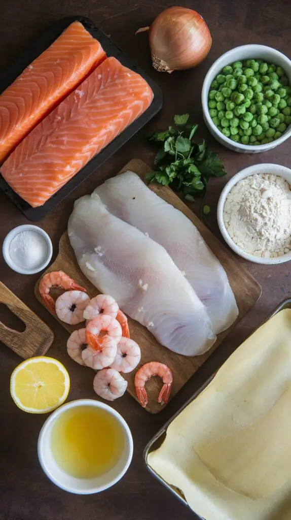 Jamie Oliver's Fish Pie Ingredients