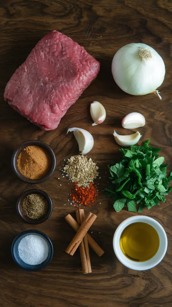 Jamie Oliver's Lamb Kofta Ingredients