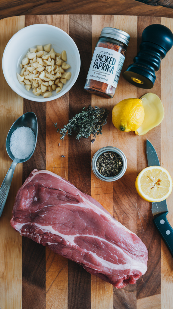 Jamie Oliver's Pork Tenderloin Ingredients