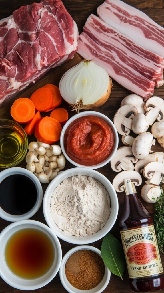 Julia Child’s Beef Bourguignon Ingredients