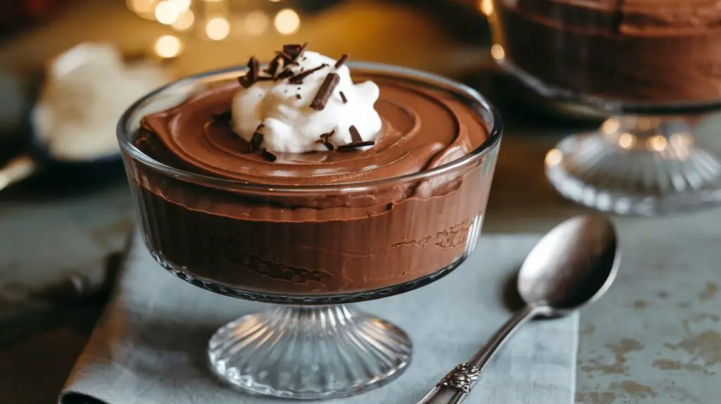 Julia Child's chocolate pudding