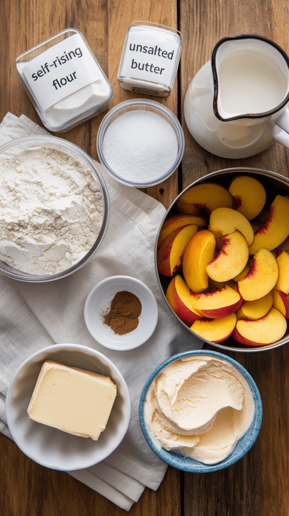 Paula Deen Peach Cobbler Ingredients