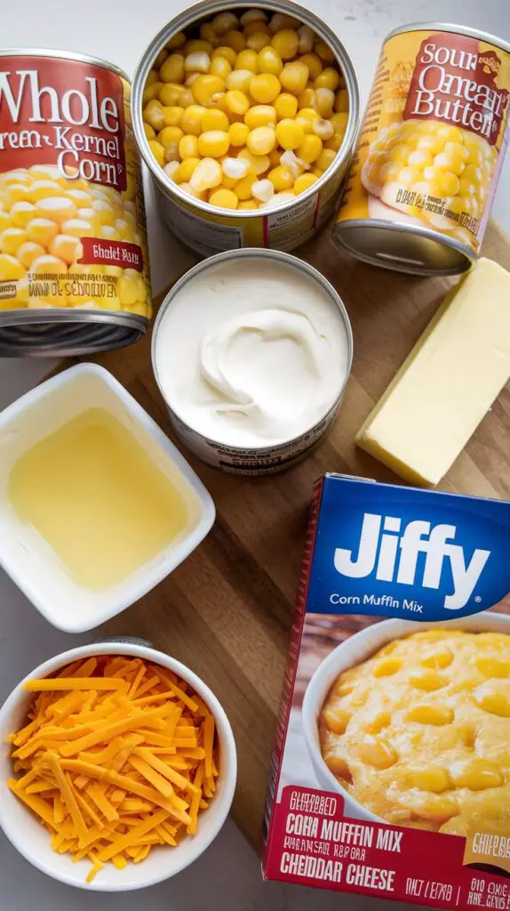Paula Deen’s Corn Casserole Ingredients