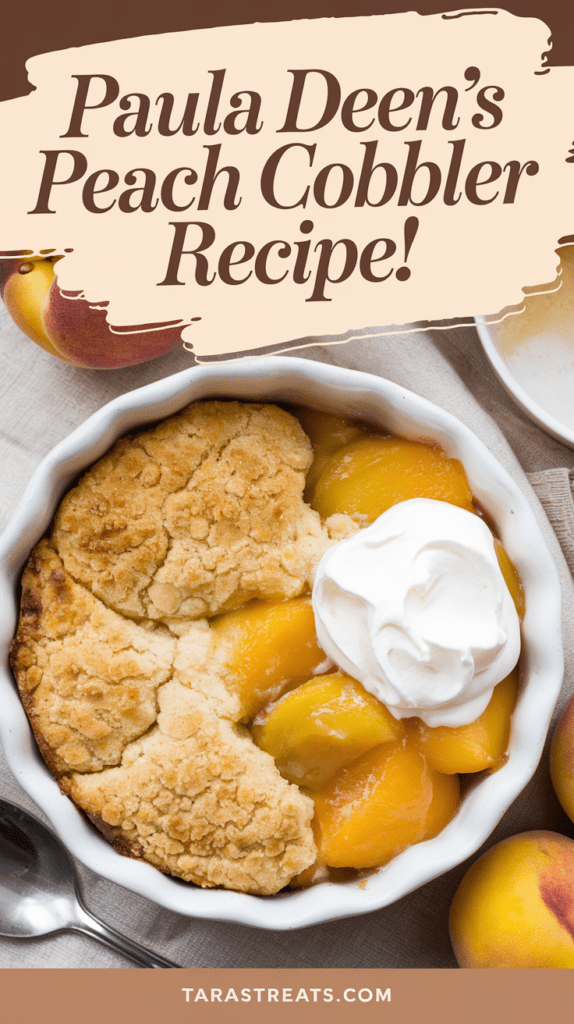Paula Deen's Peach Cobbler Recipe