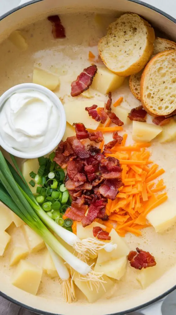 Paula Deen's Potato Soup Ingredients