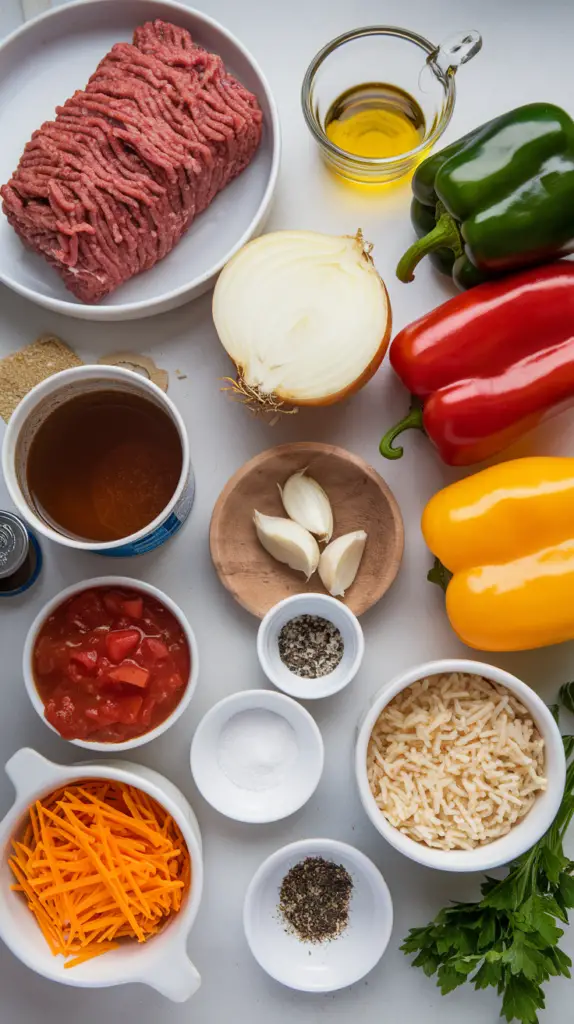 Pioneer Woman Stuffed Pepper Casserole Ingredients