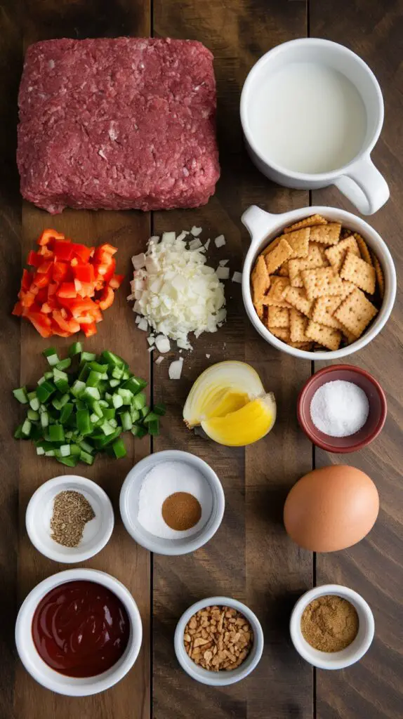 Pioneer Woman's Classic Meatloaf Ingredients