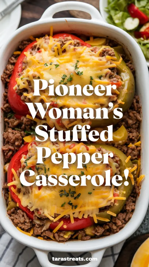 Pioneer Woman’s Stuffed Pepper Casserole