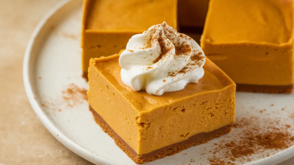 Pumpkin Bars With Cream Cheese Frosting