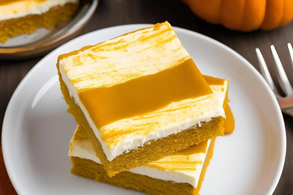Pumpkin Cream Cheese Bars