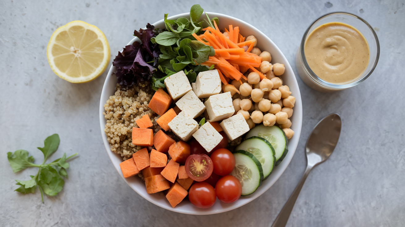 High Protein Vegan Buddha Bowl