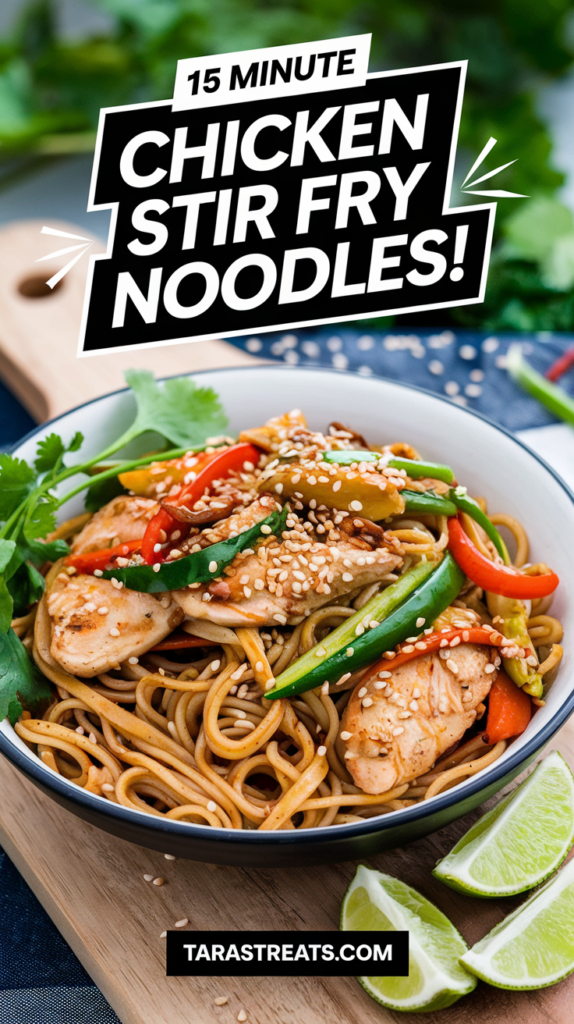 15 Minute Chicken Stir Fry Noodles