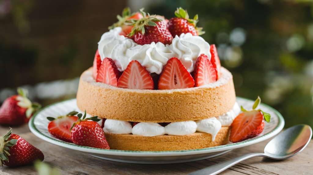Angel Food Cake Strawberry Shortcake