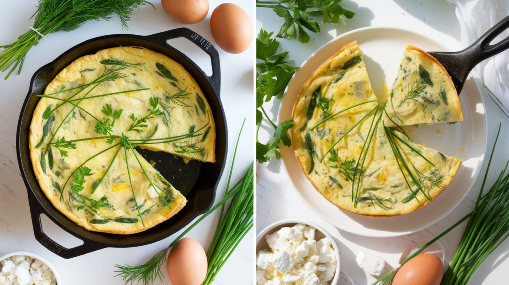 Cooking Spring Frittata