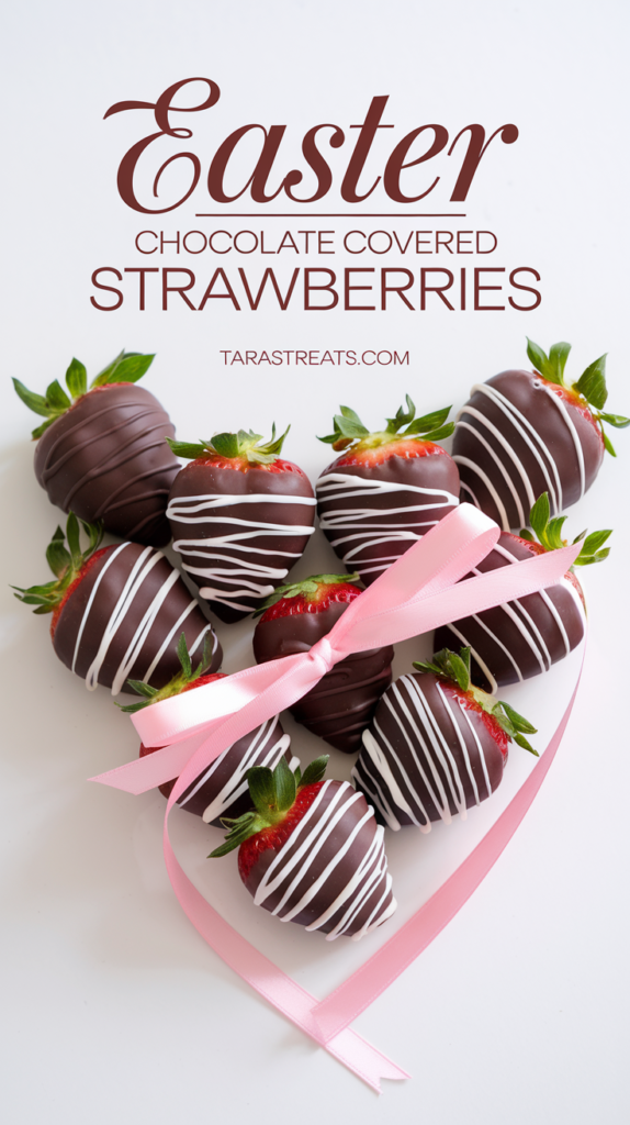 Easter Chocolate Covered Strawberries