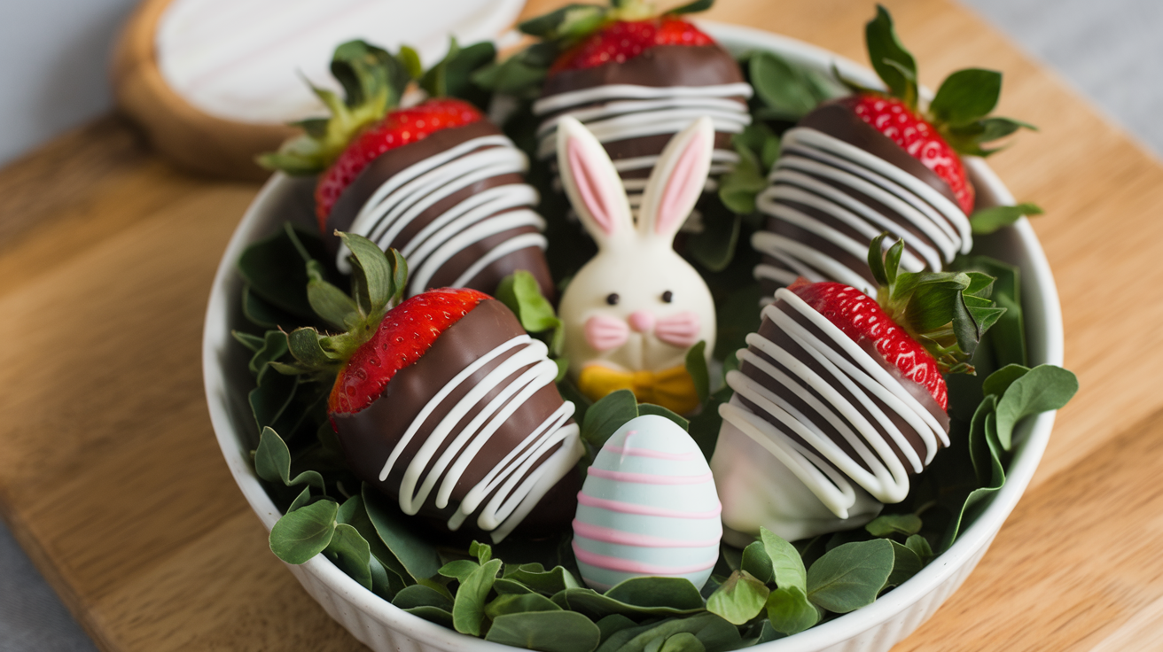 Easter Chocolate Covered Strawberries!