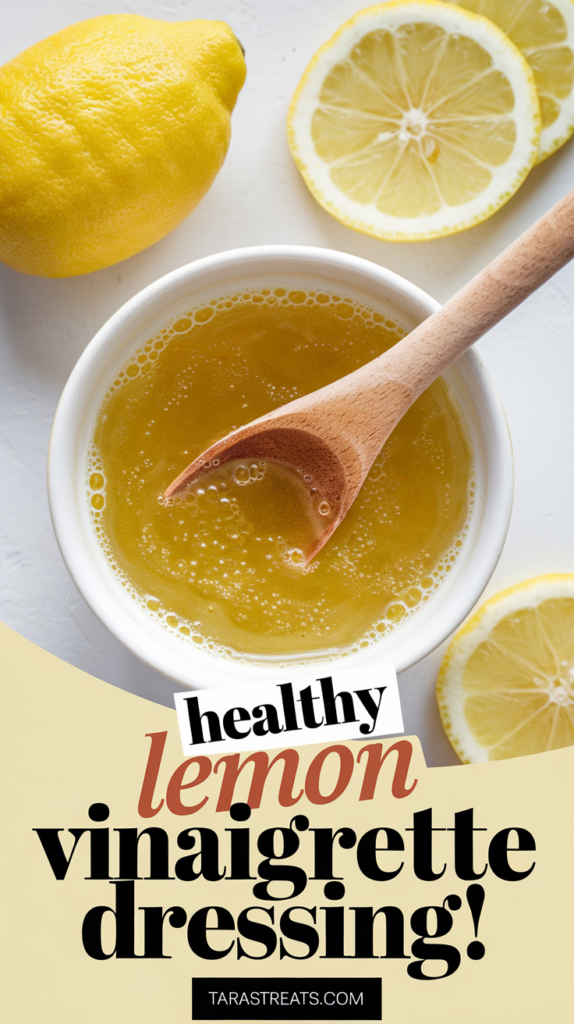 Healthy Lemon Vinaigrette Dressing