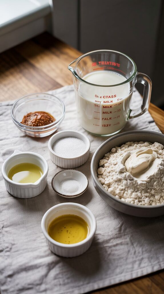 Homemade Yeast Rolls Ingredients