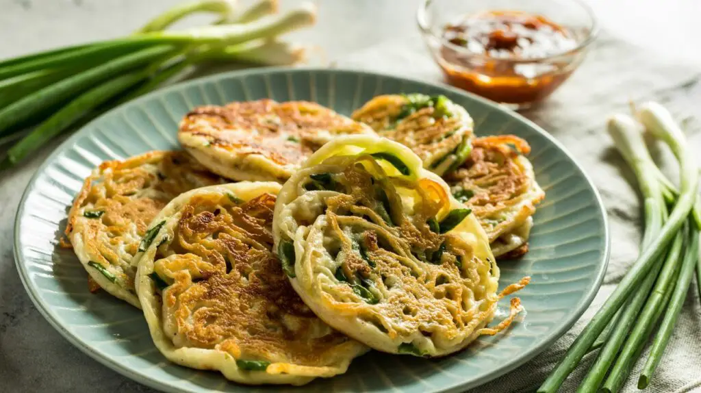 Korean Spring Onion Pancakes