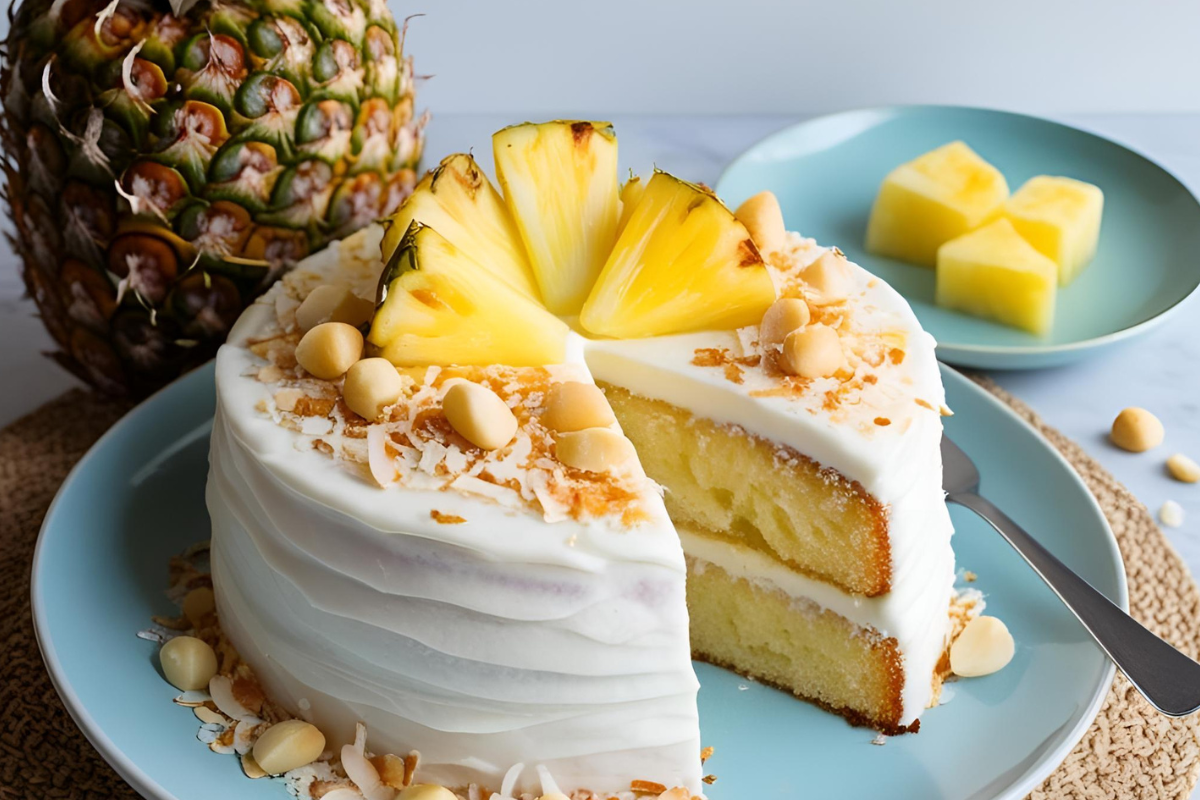 Hawaiian Pineapple Coconut Dream Cake!