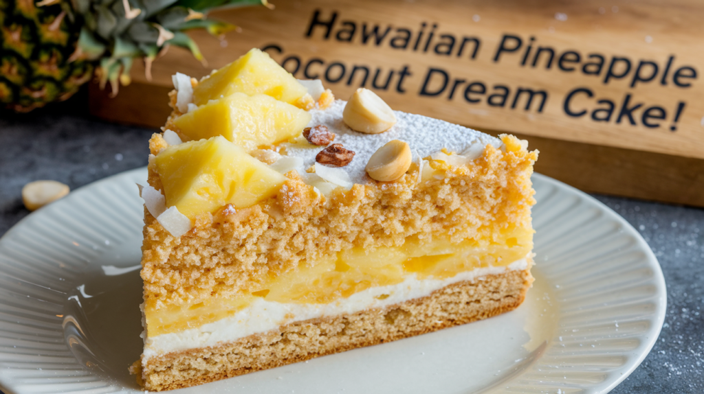 Pineapple Coconut Cream Cake