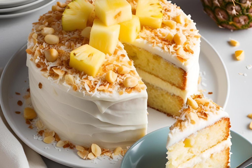 Pineapple Coconut Dream Cake