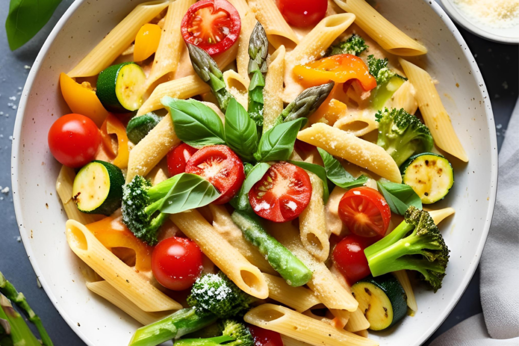 Quick & Easy pasta primavera