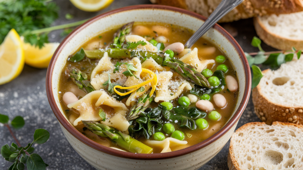 Spring Minestrone Soup recipe