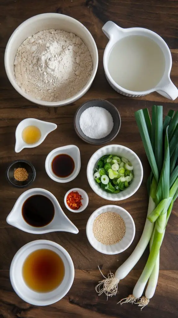 Spring Onion Crispy Pancake Ingredients