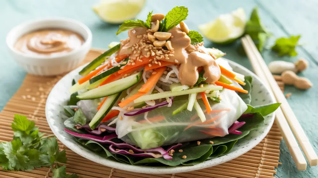 Spring Roll Salad Bowl