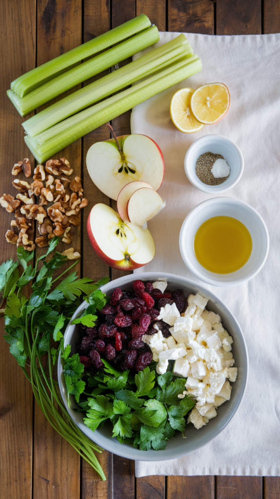 celery apple salad ingredients