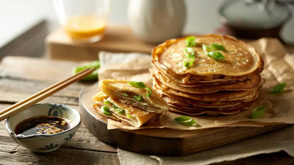 crispy Spring Onion Pancakes