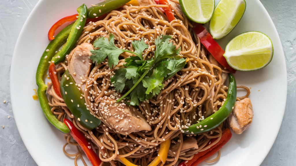 easy chicken stir fry noodles