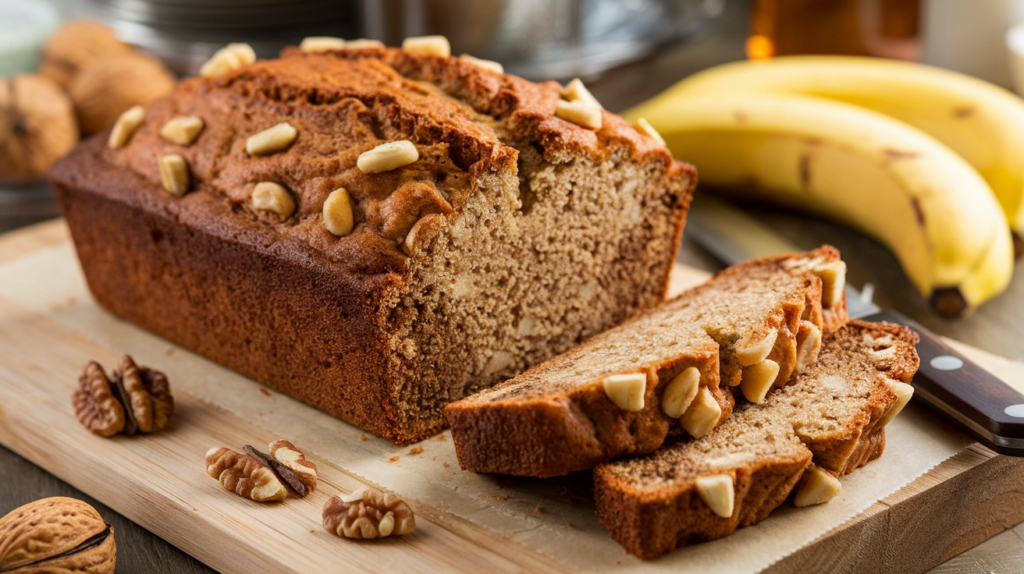 easy & moist banana nut bread recipe
