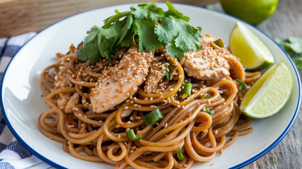 quick chicken stir fry noodles