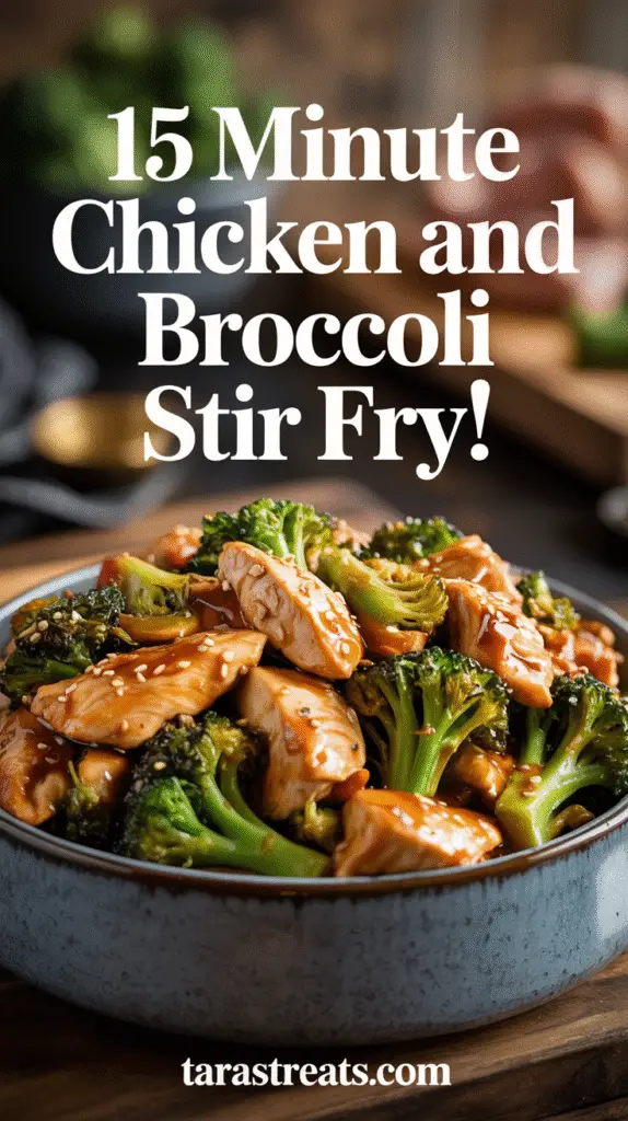 15 Minute Chicken And Broccoli Stir Fry