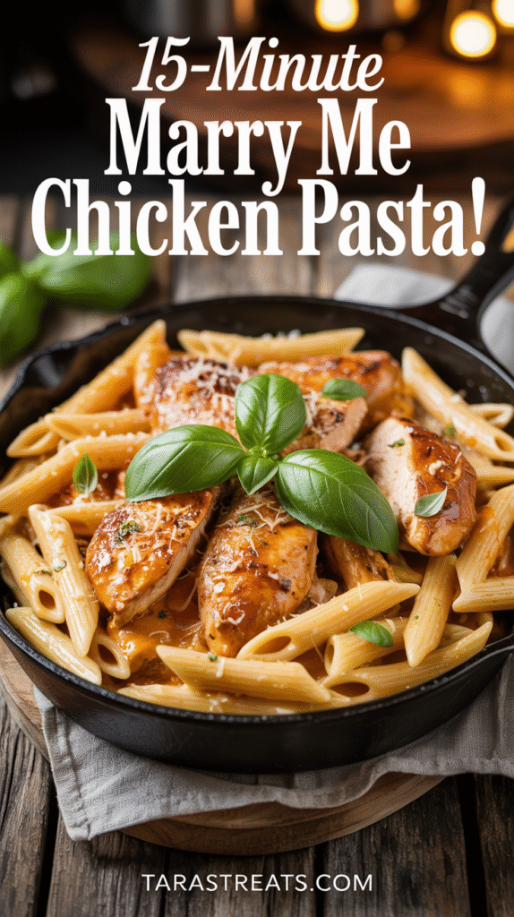 15-Minute Marry Me Chicken Pasta!