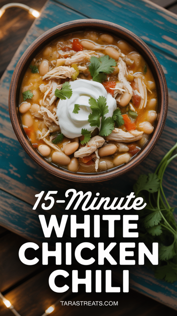 15-Minute White Chicken Chili