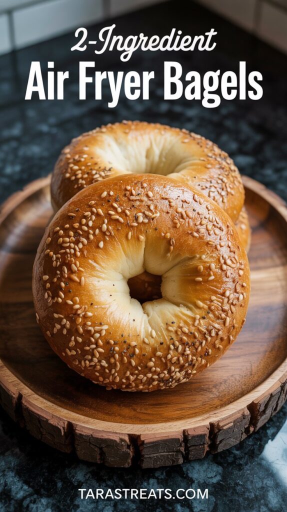 2-Ingredient Air Fryer Bagels