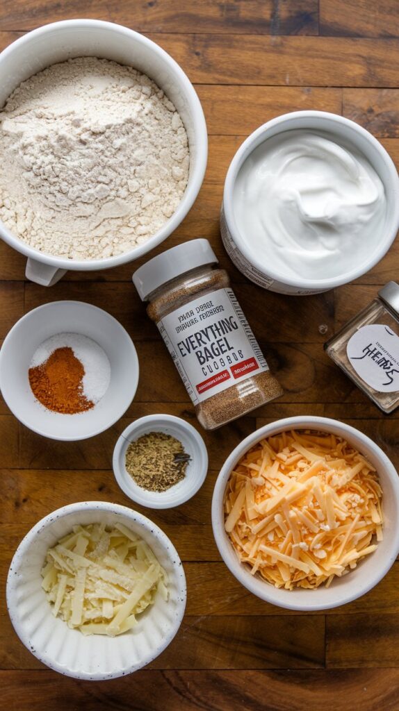 Air Fryer Bagels ingredients