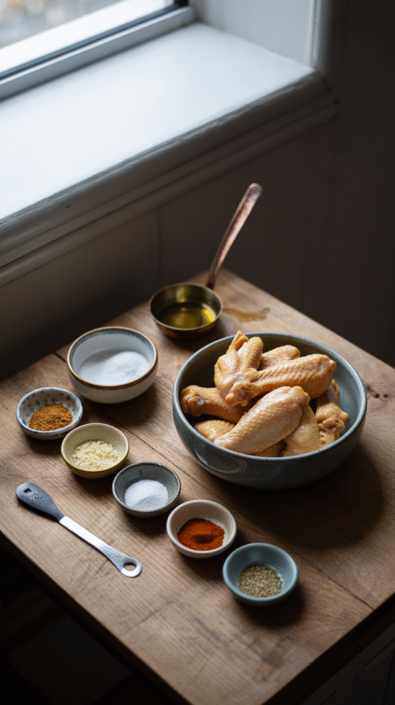 Air Fryer Chicken Wings Ingredients