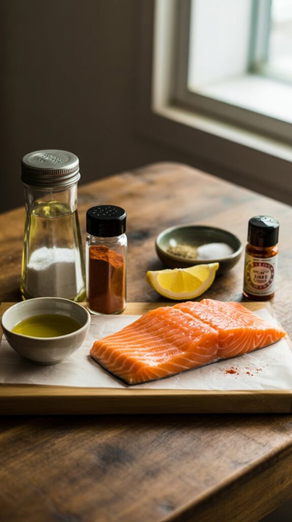 Air Fryer Salmon Bites Ingredients