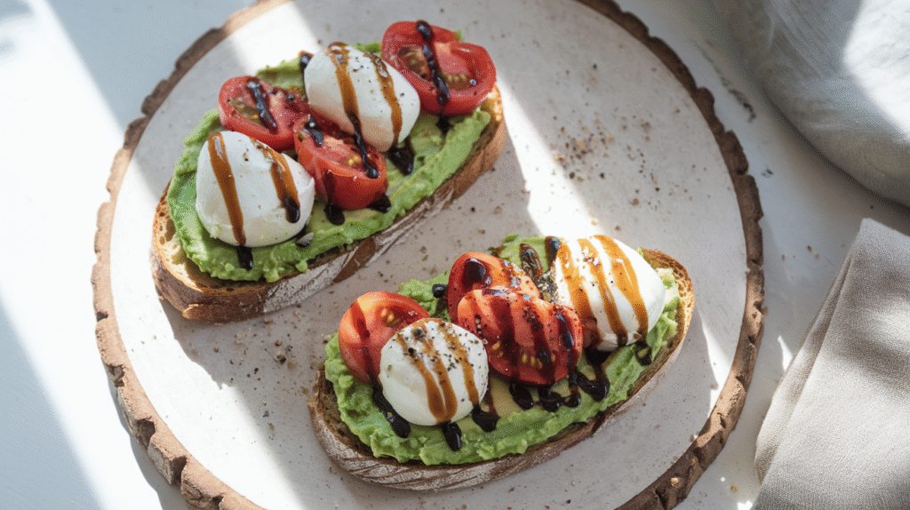 Caprese Avocado Toast