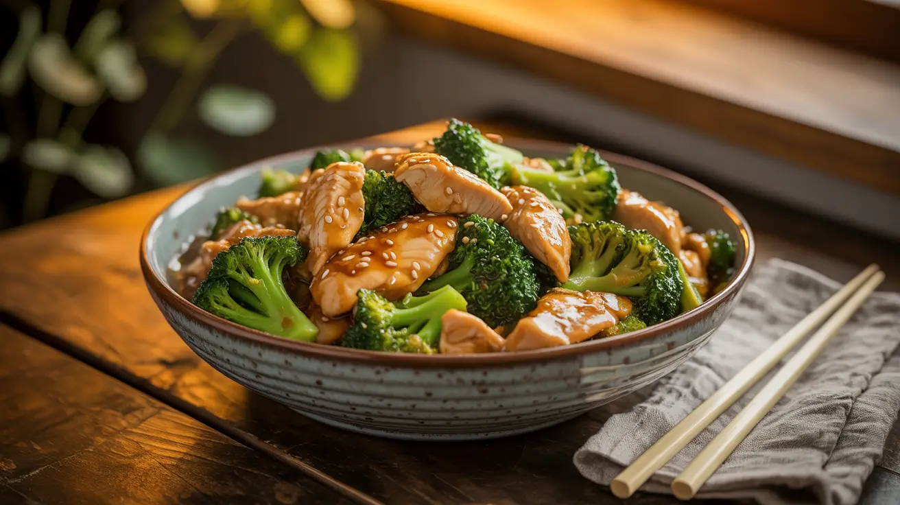 15 Minute Chicken And Broccoli Stir Fry!