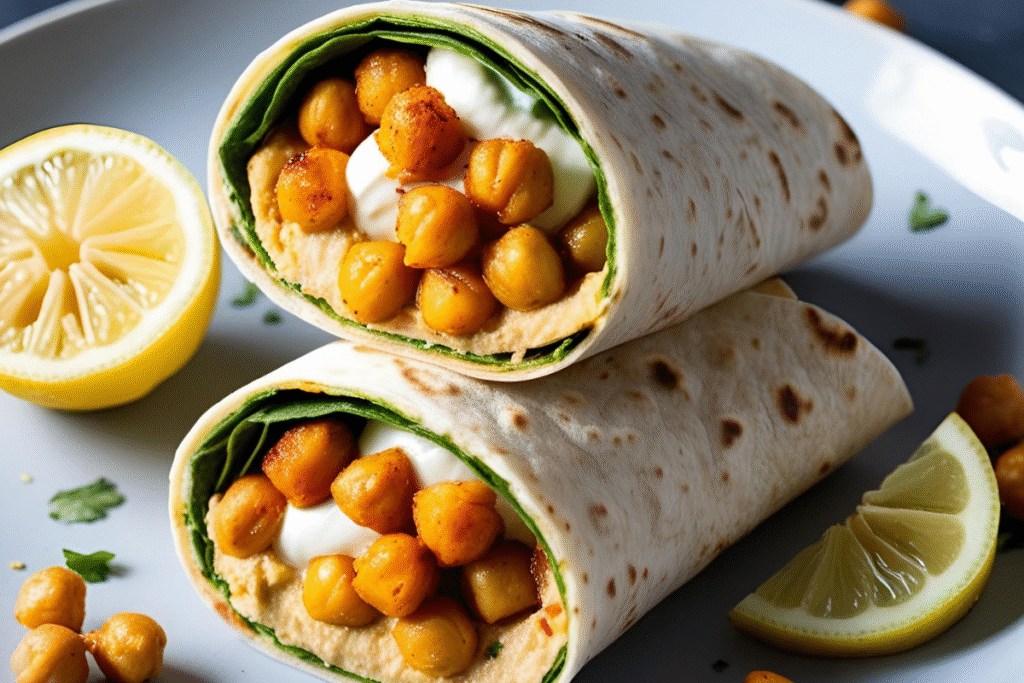 Crispy Chickpea Wrap