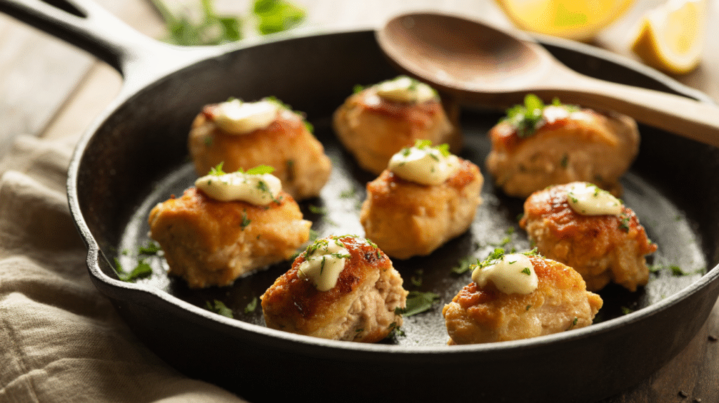Garlic Parmesan Chicken Bites