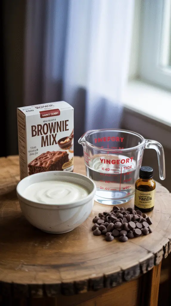 Greek Yogurt Brownies Ingredients