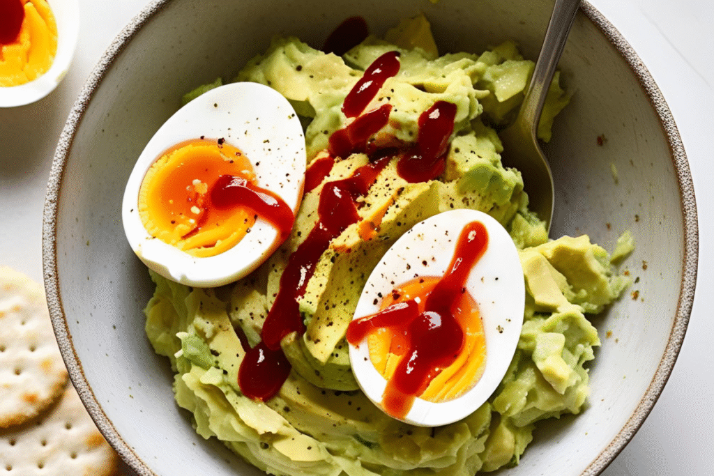 Hard-Boiled Egg + Avocado Smash