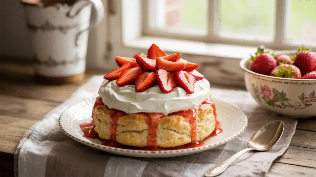 Homemade Strawberry Shortcake