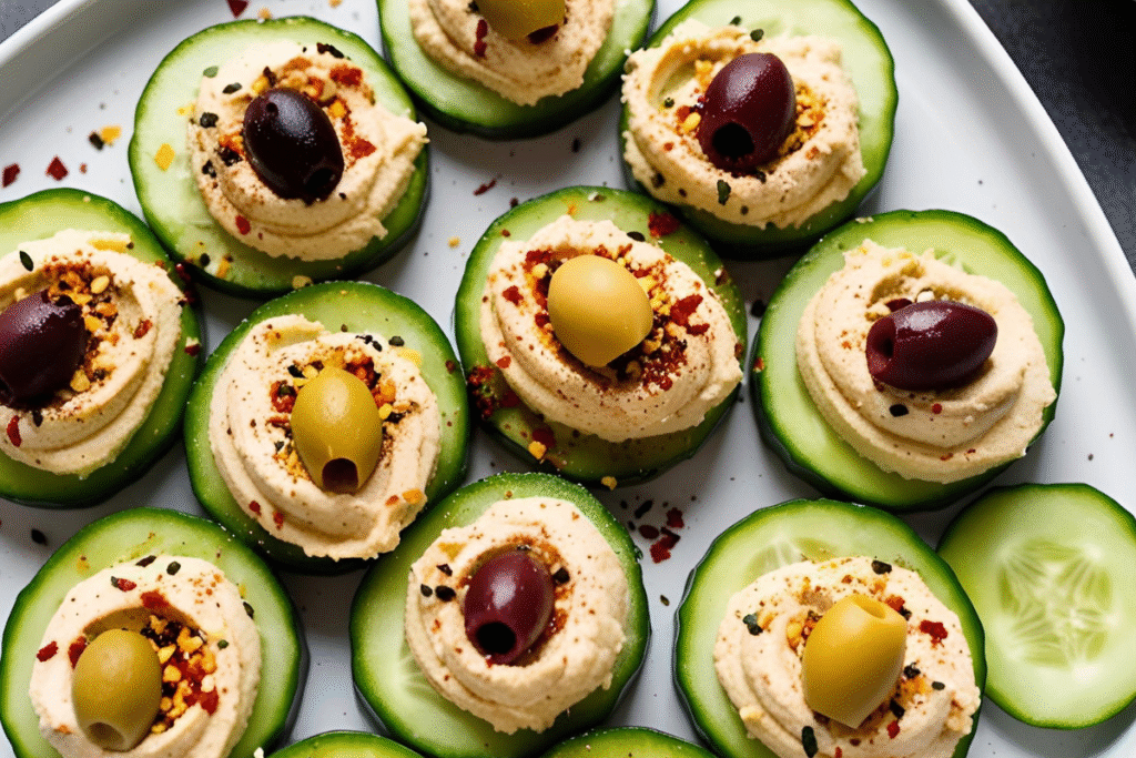 Hummus & Cucumber Rounds